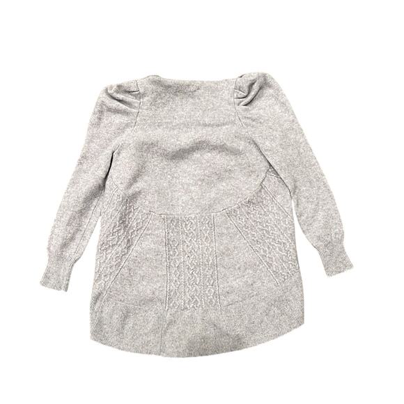 Jennie Liu 100% Pure Cashmere Celine CableKnit Open Cardigan Sweater XS - Picture 7 of 8
